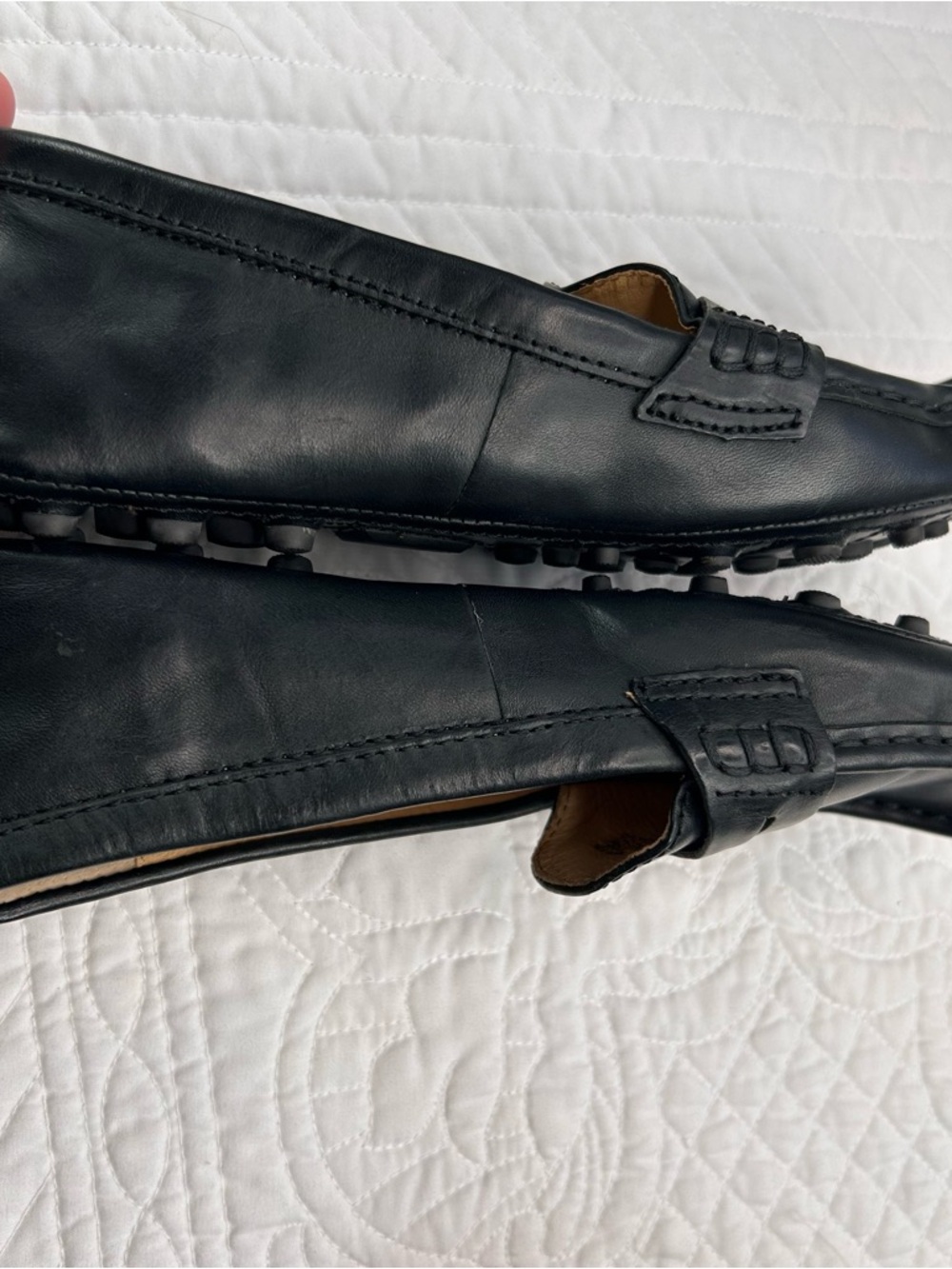 FRYE •8.5• Rebecca Black Leather Penny Loafer - Picture 8 of 8